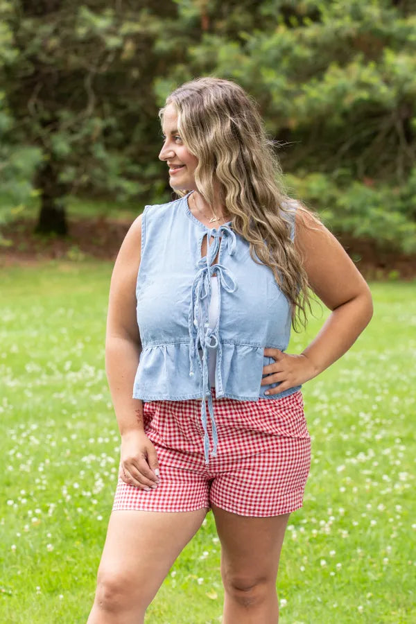 Every Aspect Bow Tie Top