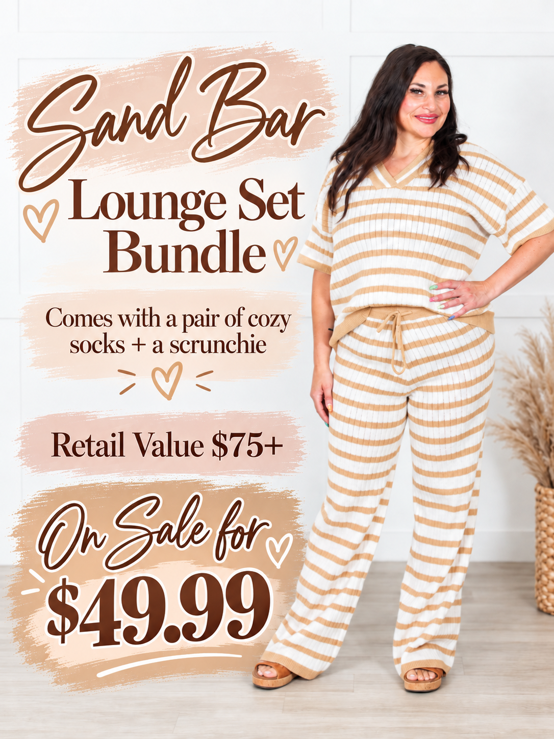Sandbar 2-Piece Lounge Set Bundle