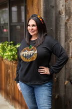 Jazzed Up Jack O Lantern Top