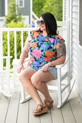 Flowers On My Mind Top