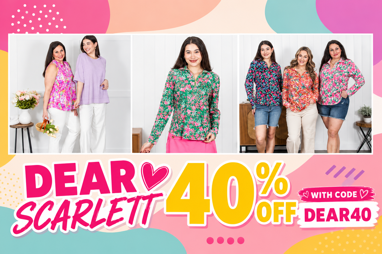 40% Off Dear Scarlett