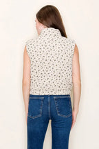For Keeps Sleeveless Floral Print Vest