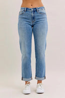 The Sammy Cuffed Judy Blue Jeans-6