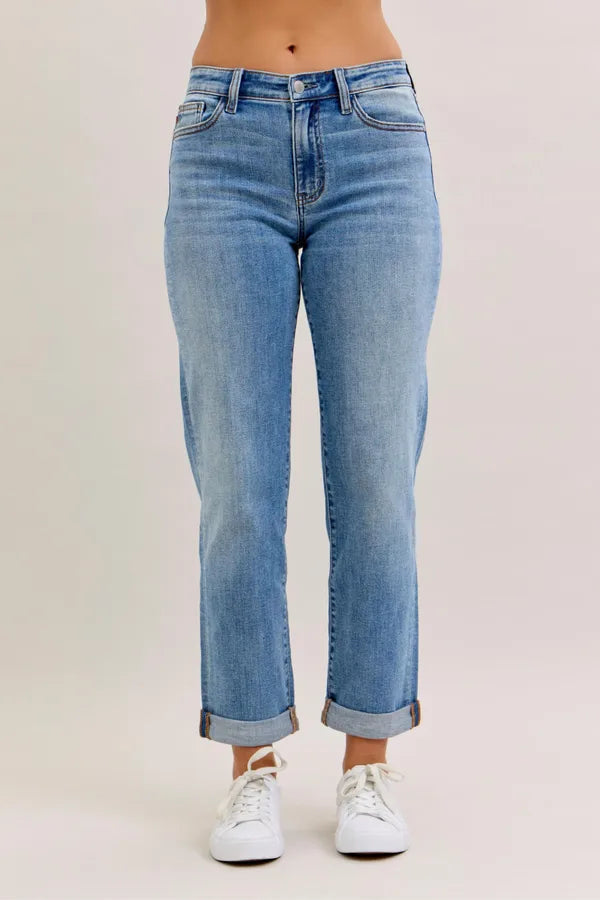The Sammy Cuffed Judy Blue Jeans