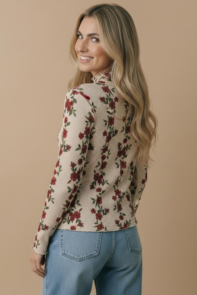 Center of Attention Floral Top