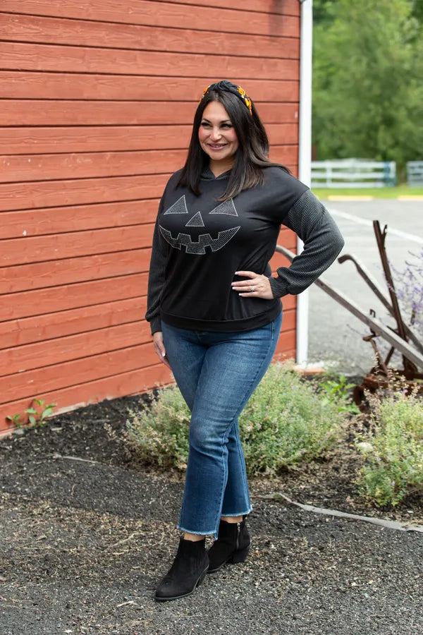 Jack O Bling Hooded Top