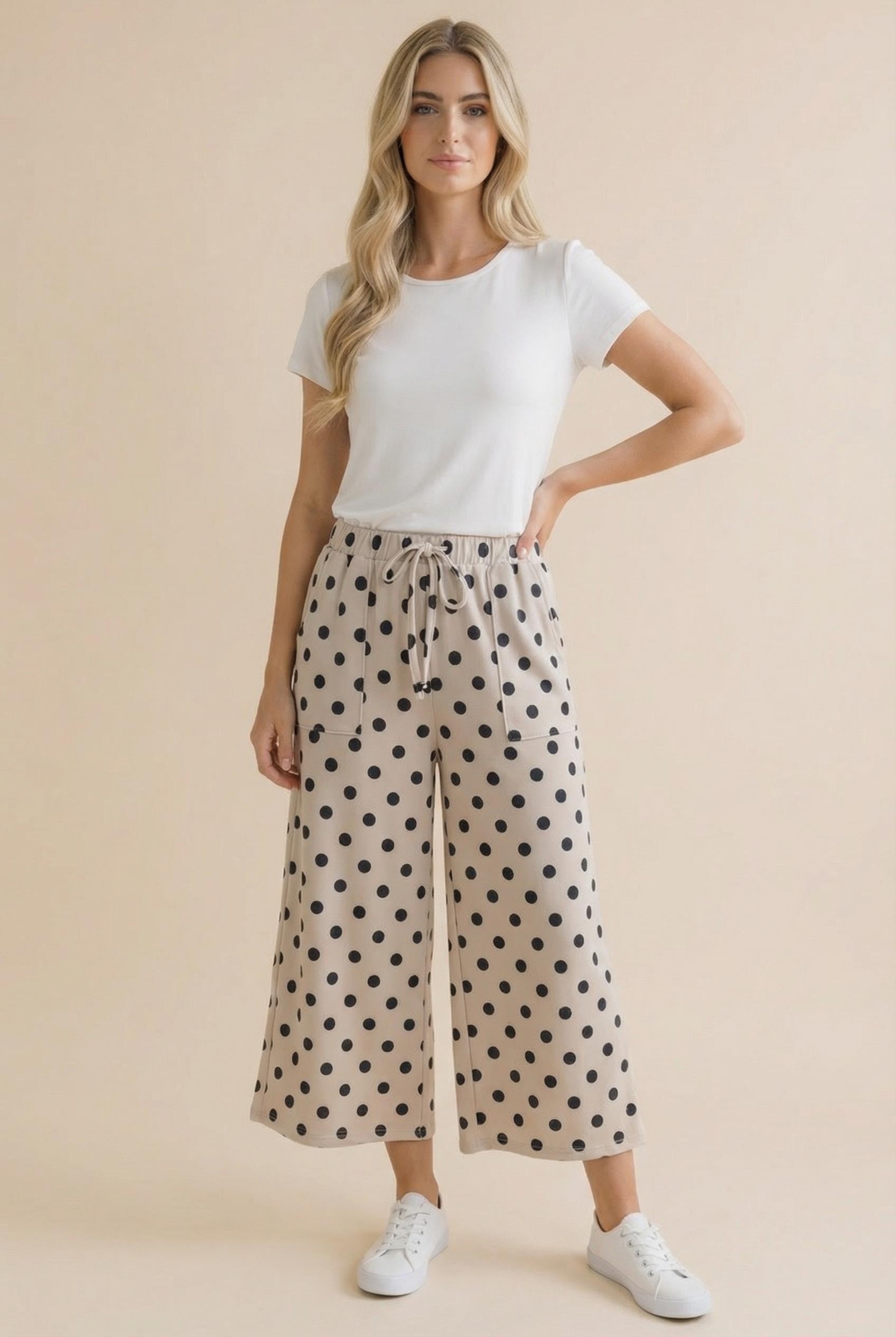 Stylish Polka Dot Pants