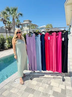 Flowing With It Maxi Dress Black / Small