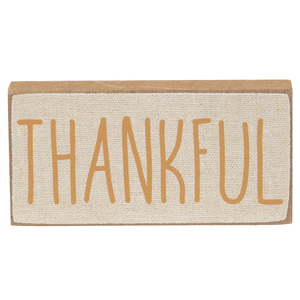Fall Words Mini Block