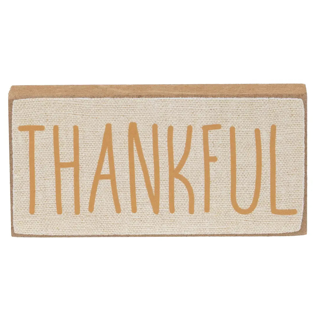 Fall Words Mini Block