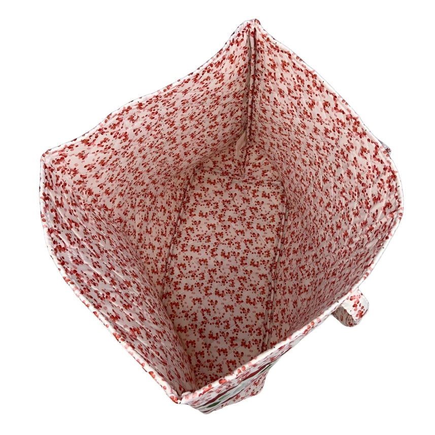 Quilted Holiday Tote Bag