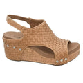 Corkys Caramel Woven Carley Wedge