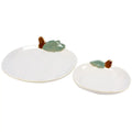 White Pumpkins Plate Set