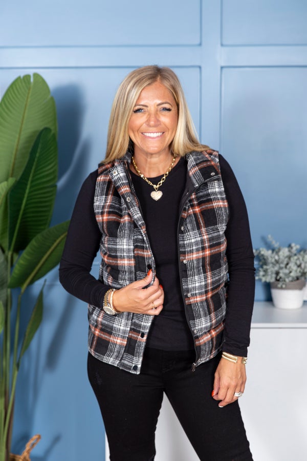Perfectly Plaid Vest