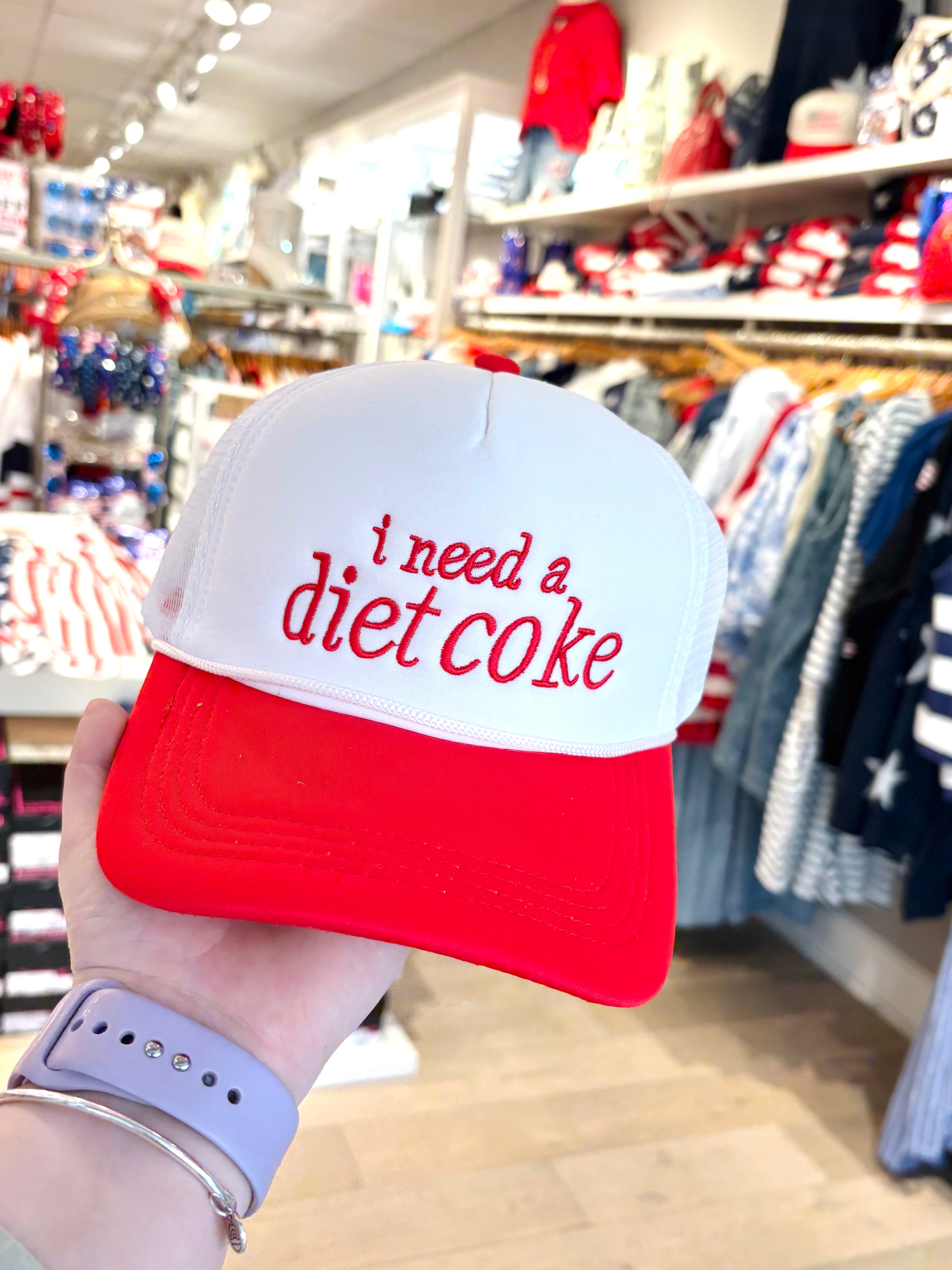 I Need A Diet Coke Trucker Hat
