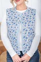 Light Layers Floral Vest