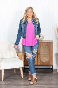 The Teddie Judy Blue Denim Jacket