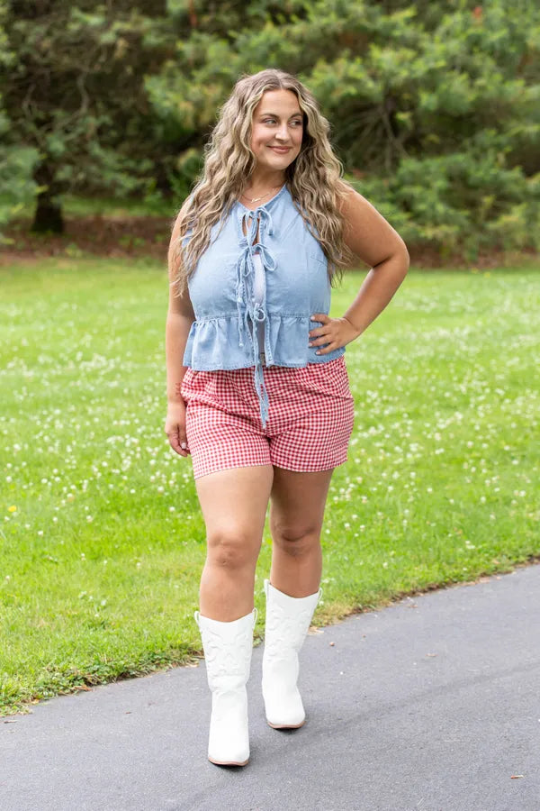 Every Aspect Bow Tie Top