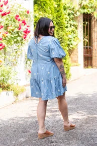 Daisy Denim Romper