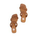 Nimble Heeled Sandal- Almond