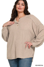 All Day Ease Henley Sweater