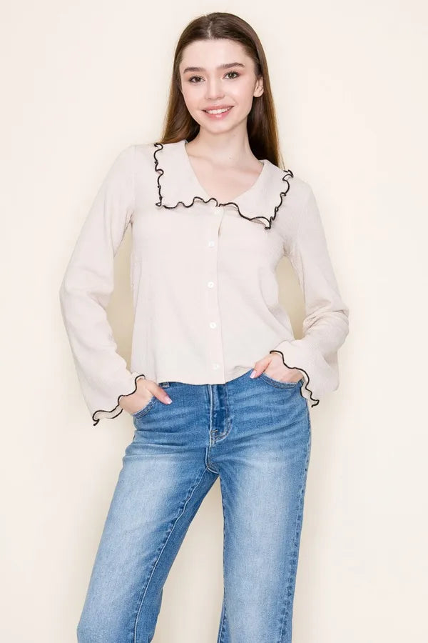 Endless Talks Long Sleeve Top