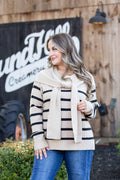 Keep Me Close Scarf Sweater Top