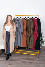 The Timeless Hooded Knit Cardigan