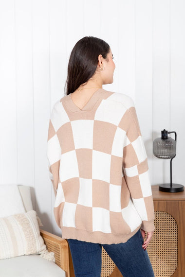 Check Mate Cardigan - 0