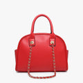 Beth Dome Satchel With Chain Strap