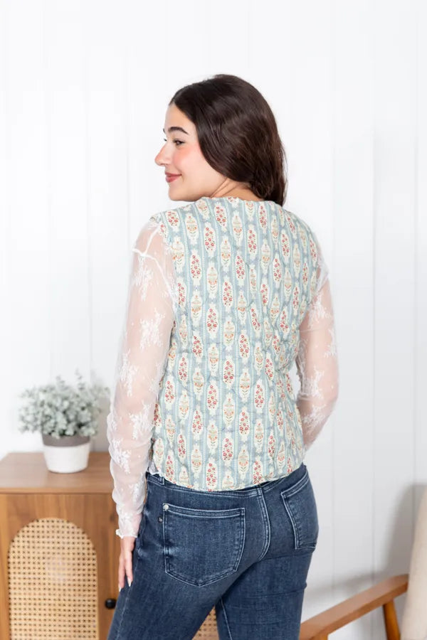 Sheer Intentions Lace Top