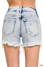 Southern Destination Zenana Denim Shorts