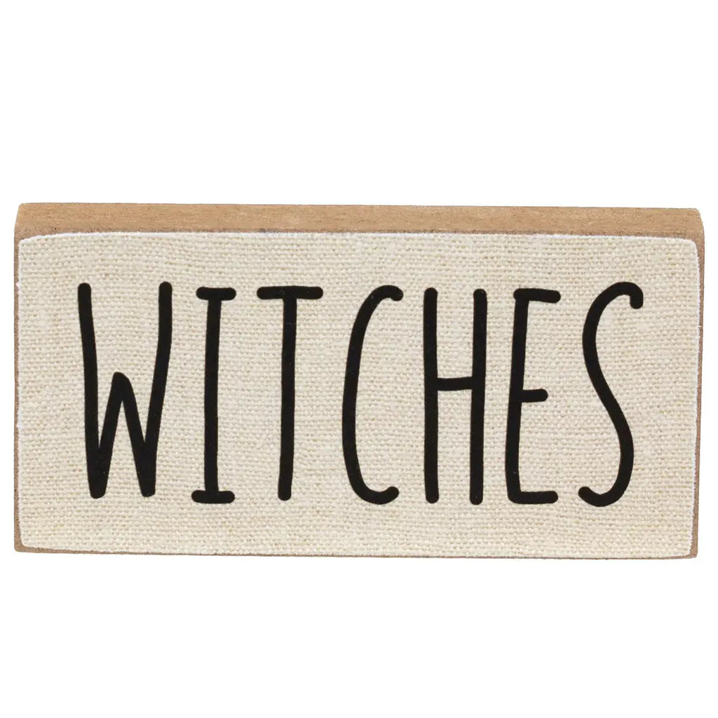 Halloween Words Mini Block