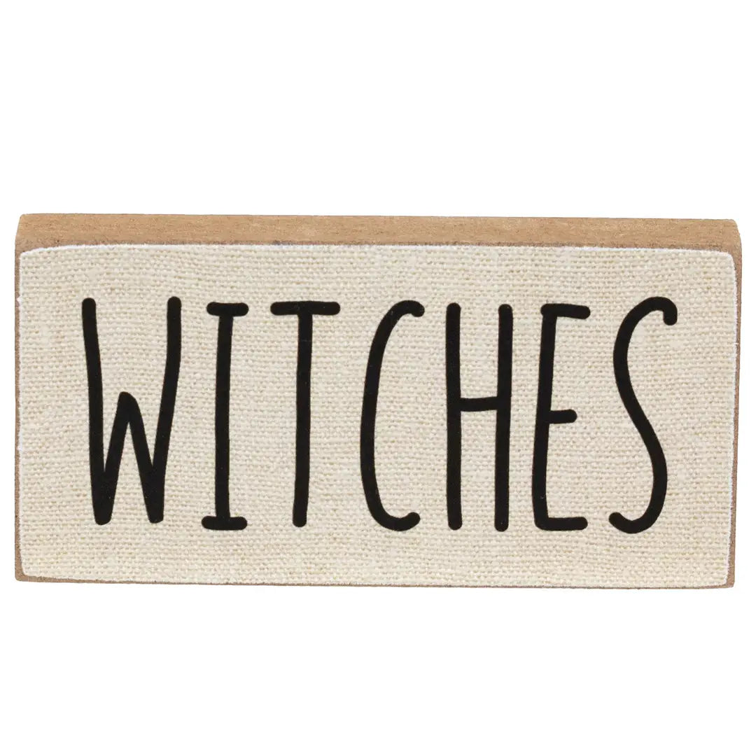 Halloween Words Mini Block