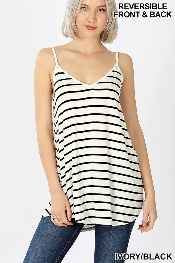 Reversible Striped Cami