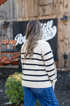 Keep Me Close Scarf Sweater Top