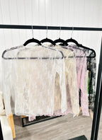 Lace Reverie Sheer Mesh Top