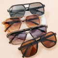 Acetate Square Sunglasses Set