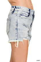 Southern Destination Zenana Denim Shorts