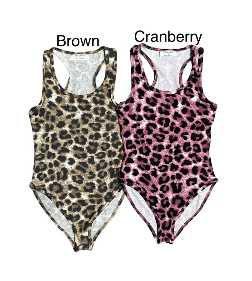Take Your Chance Leopard Print Bodysuit