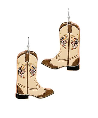 Flutter Boot Earrings