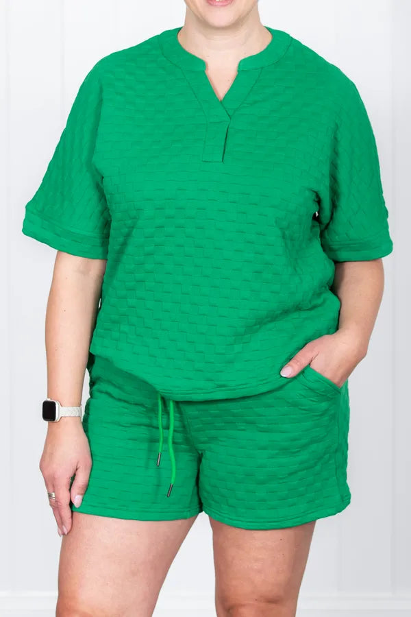 Breaking The Rules Shorts Lounge Set