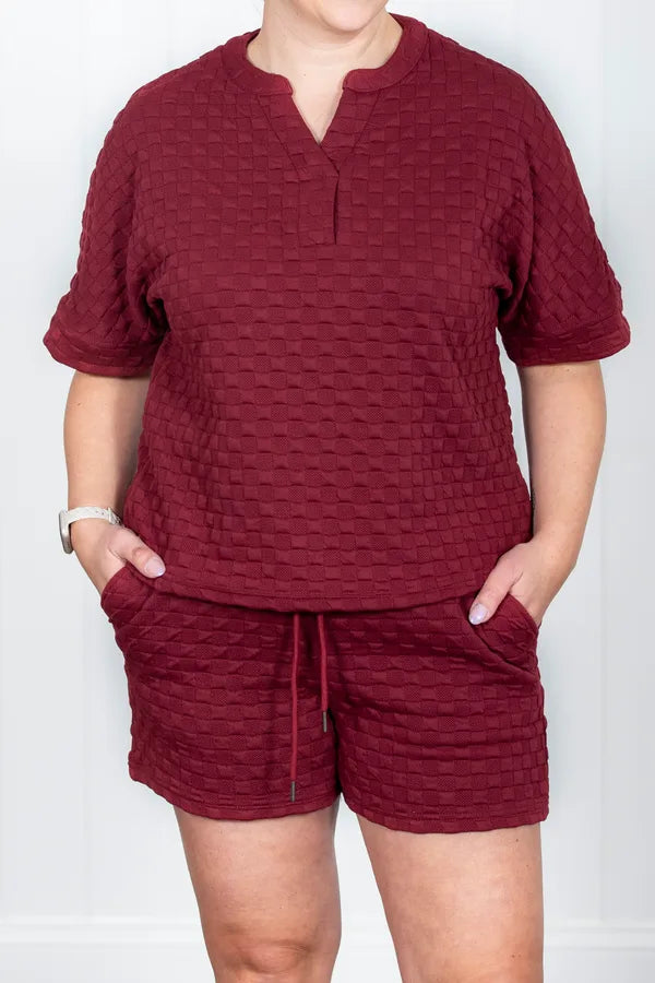 Breaking The Rules Shorts Lounge Set