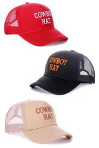 The Cowboy Hat Baseball Hat
