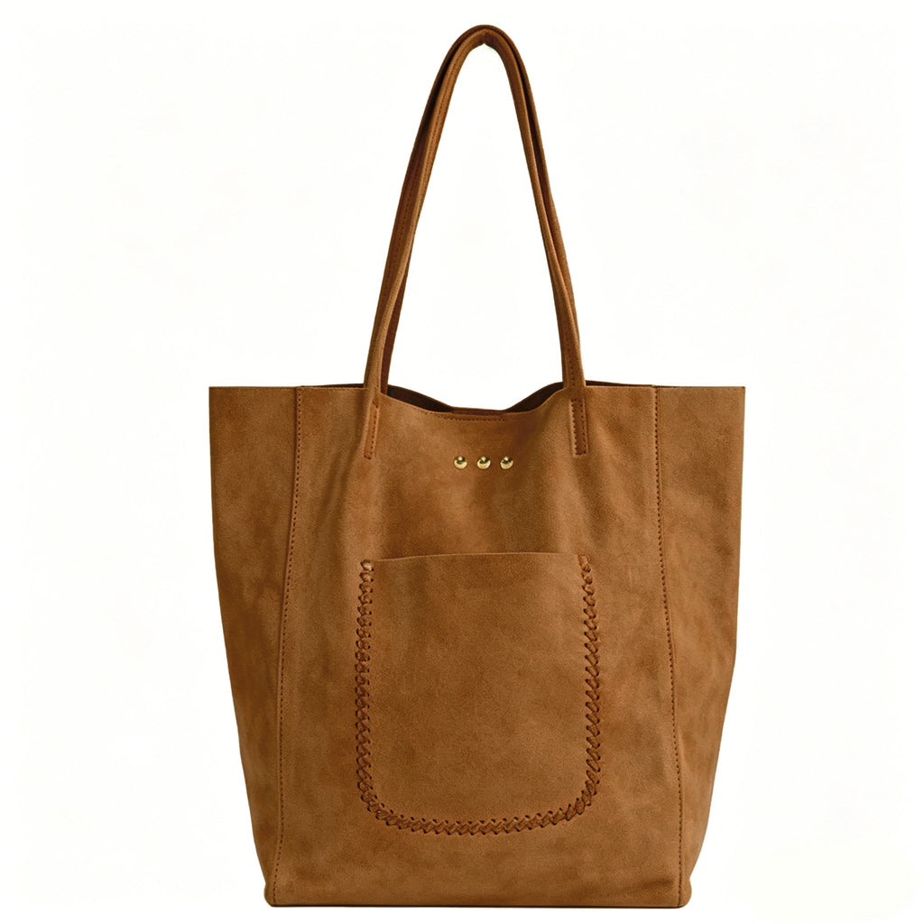 Dawn Suede Carryall Tote