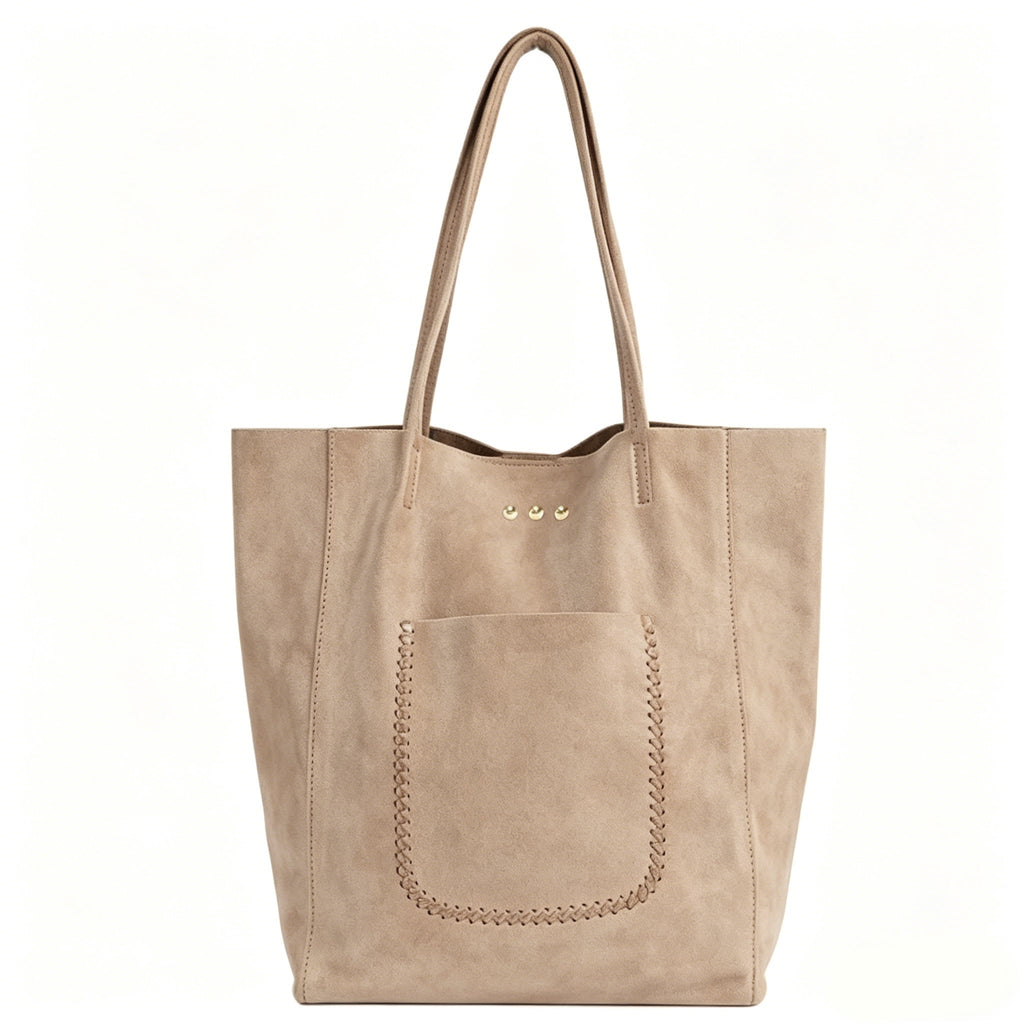 Dawn Suede Carryall Tote