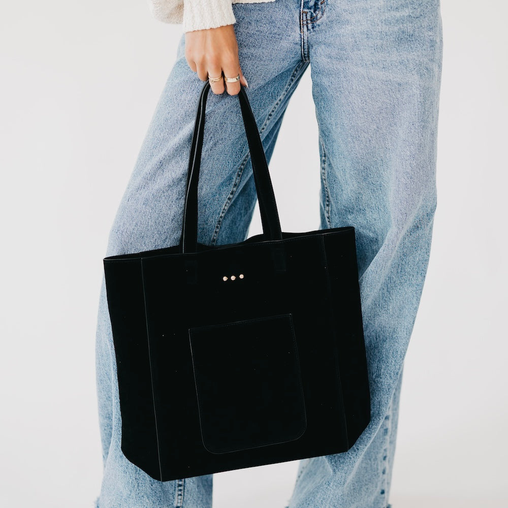 Dawn Suede Carryall Tote