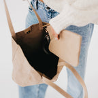 Dawn Suede Carryall Tote