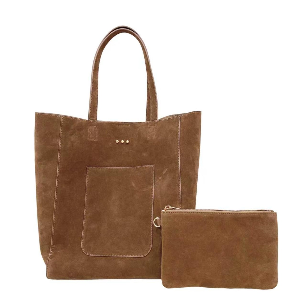 Dawn Suede Carryall Tote