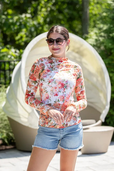 Ember Lace Sheer Top